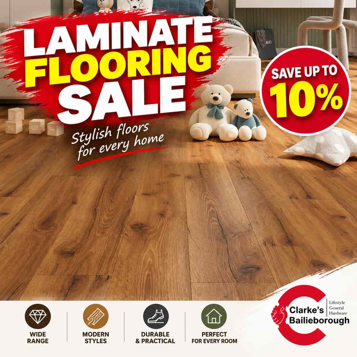 Laminate Flooring Sale – Save Up to 10%!
